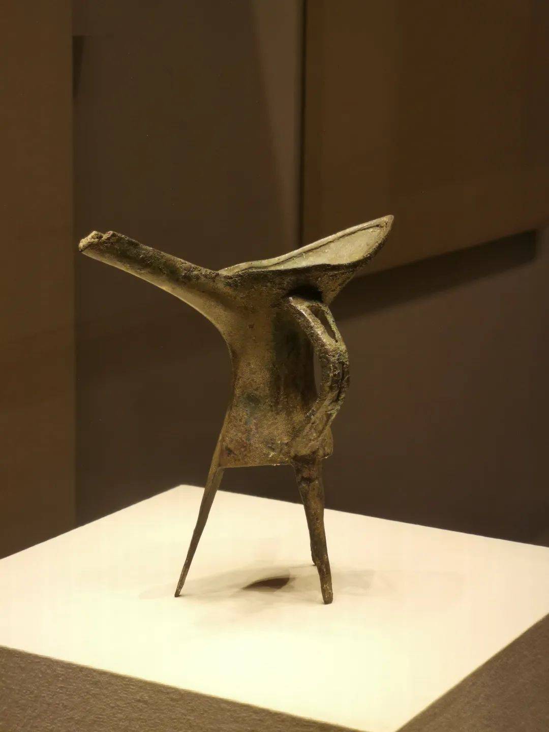 中國古代（夏、殷時代）の銀製の爵（しゃく）、中國国家博物館製 | www