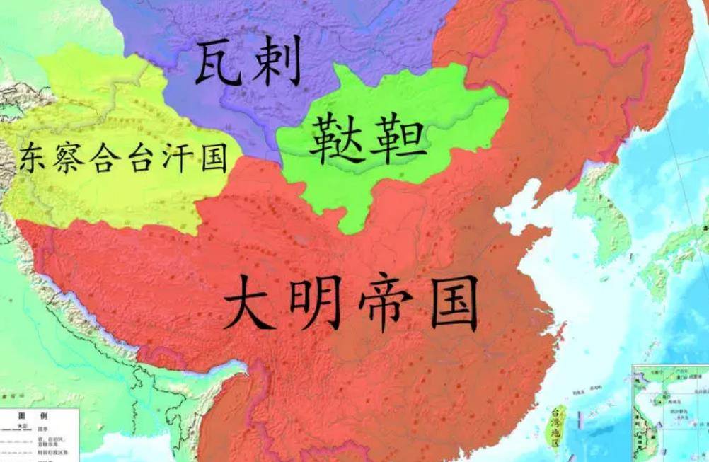 不得元朝时期近五千万平方公里的广阔疆土,但面积也足以把现代比下去