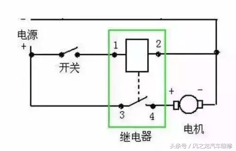 汽车四脚五脚继电器原理与检测方法