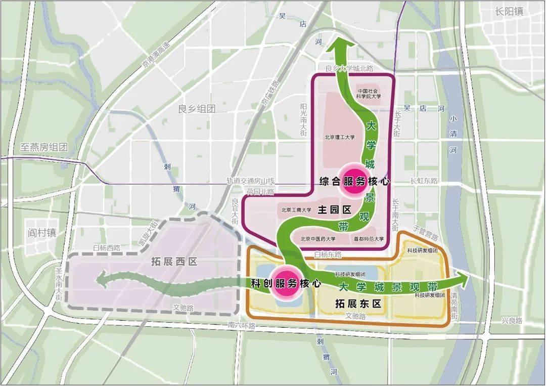 北京良乡地图图片