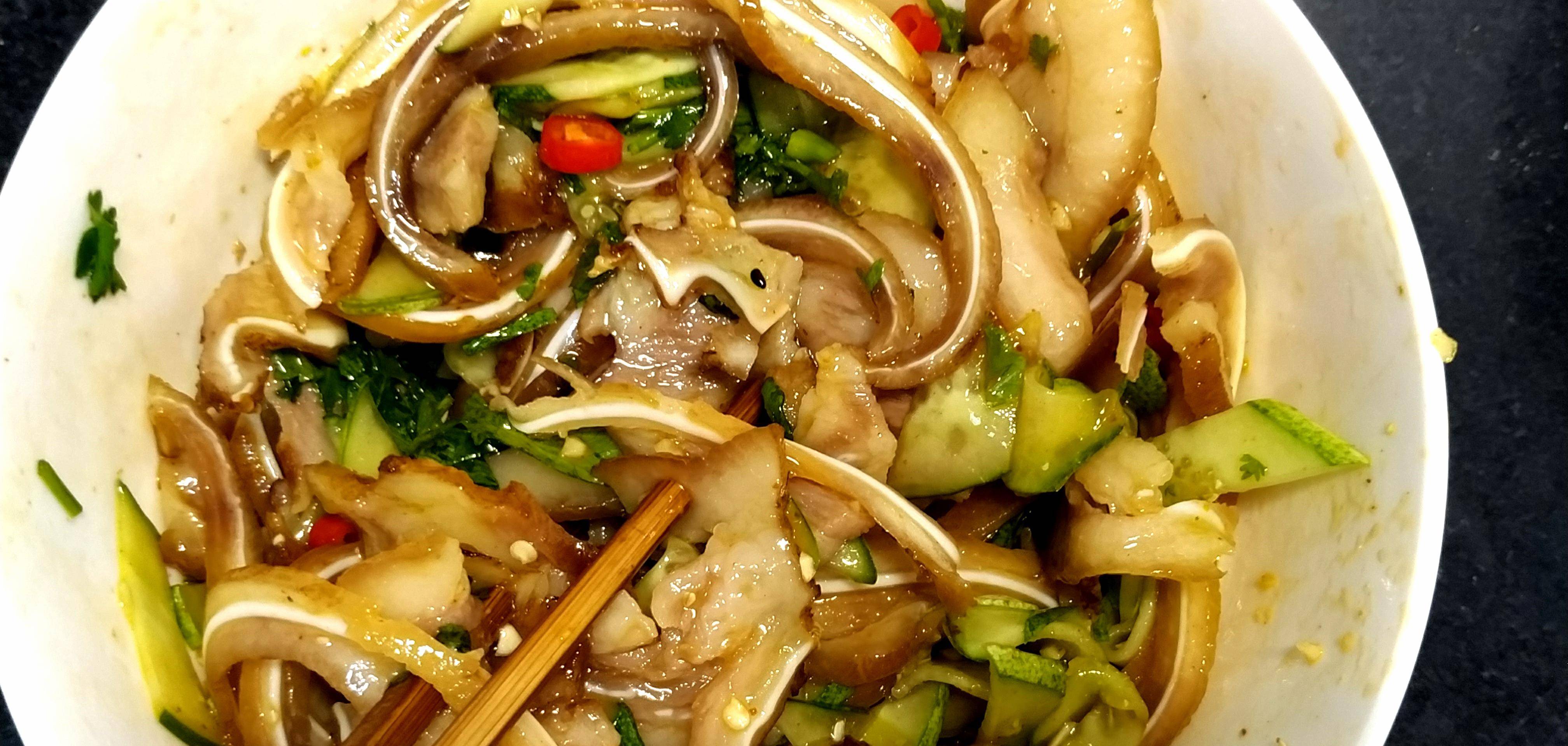 原创家常凉拌猪耳朵简单易学味美好吃的下酒下饭菜香辣过瘾