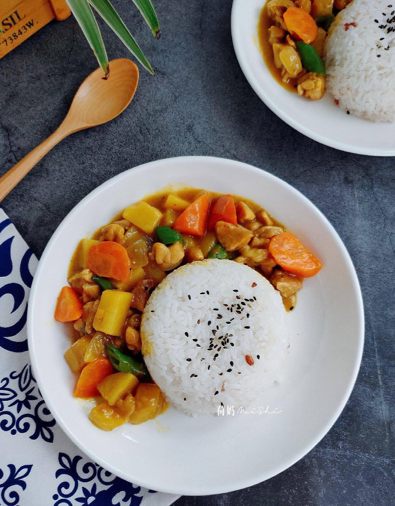 人人都爱吃的咖喱鸡肉饭,做法居然这么简单,家常,易做,零失败_土豆