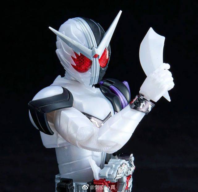 原创假面骑士w獠牙王牌拼装模型实物图公开这个看起来不错哦