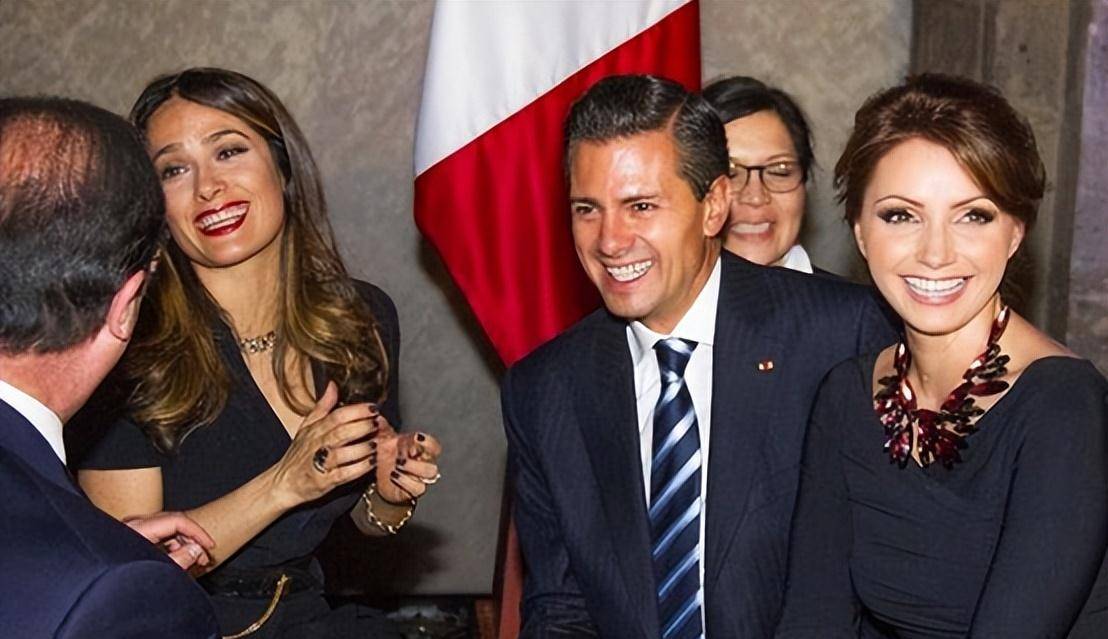 墨西哥最美第一夫人:40岁二婚带3个孩子"下嫁"总统,有旺夫运_赫莉卡