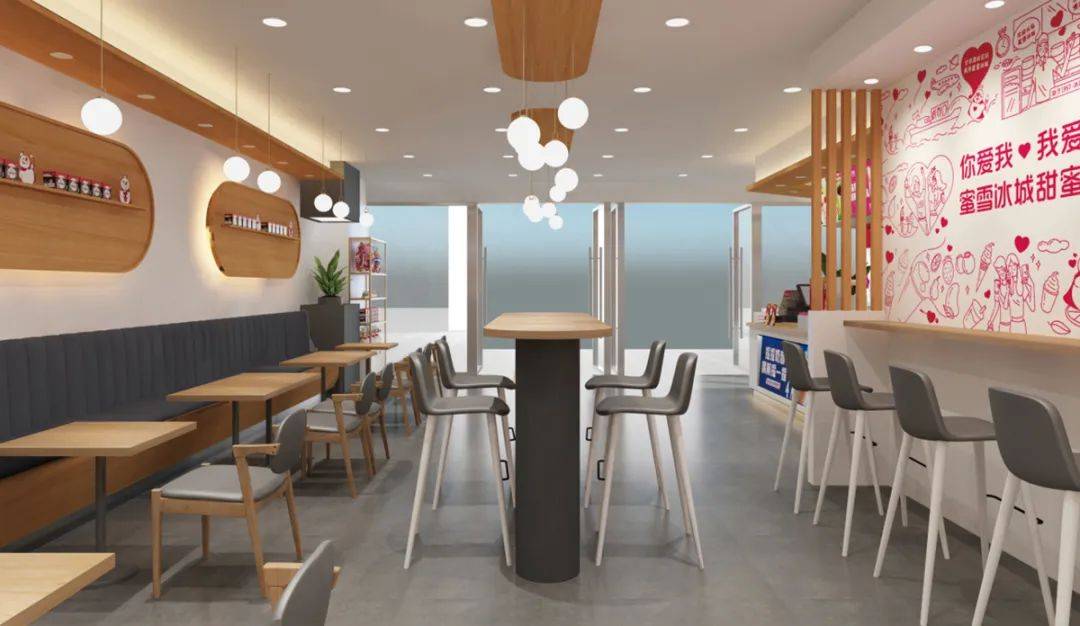 亚克力高光墙板,蜜雪冰城专用墙板!_饰面_生产线_空间