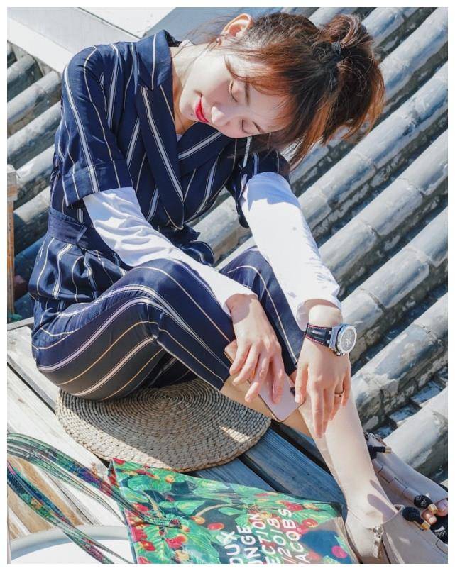 原创休闲套装也能穿出彩想变美快来跟孙耀琦的时尚穿搭取取经