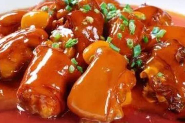 家常菜系列之猪脚_是一种_弯形_结缔组织