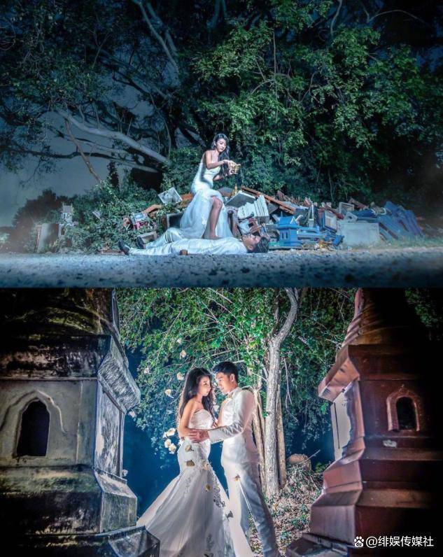 不知道大家对于这婚纱照能不能接受,小编是没有勇气这么做,而且我也