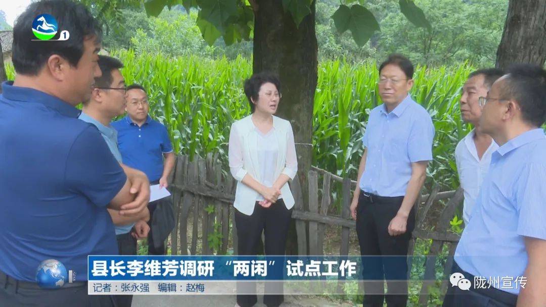 宝鸡陇县县长李维芳调研两闲试点工作