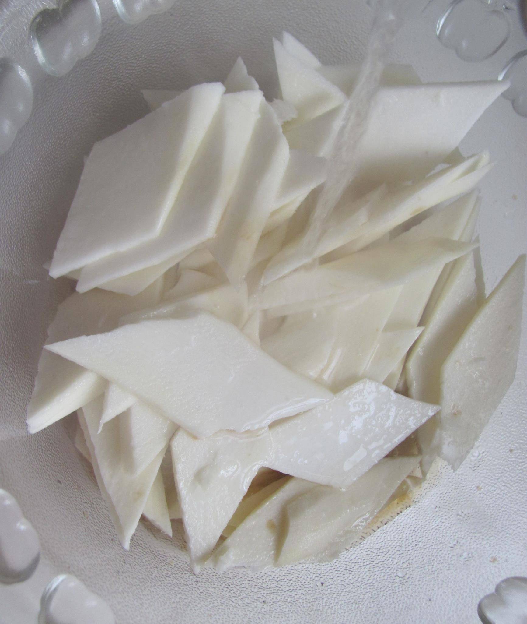 五分钟快手菜,简单好吃还补脾胃-教你这样切菱形片_山药_的作用_粘液