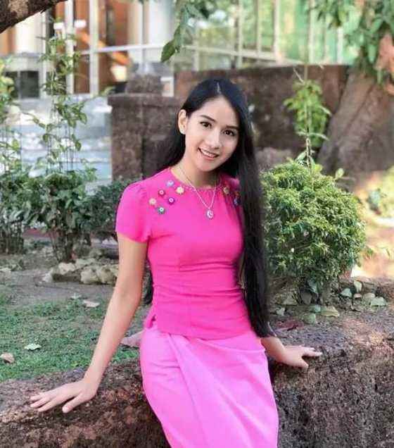 缅甸美女 风俗图片