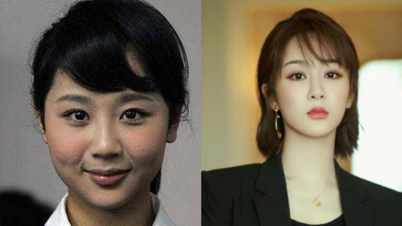 女明星证件照和真人对比,杨紫迪丽热巴堪比整容,鞠婧祎变化不大_杨幂