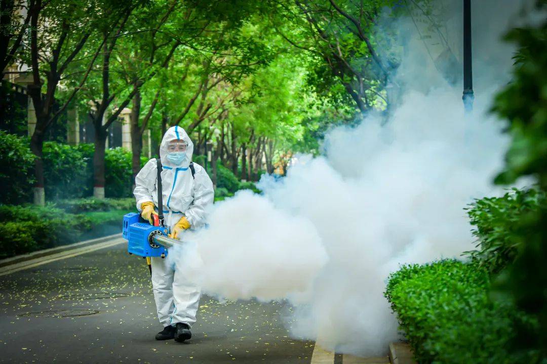 消杀排位战康桥悦生活园区消杀武力值大比拼