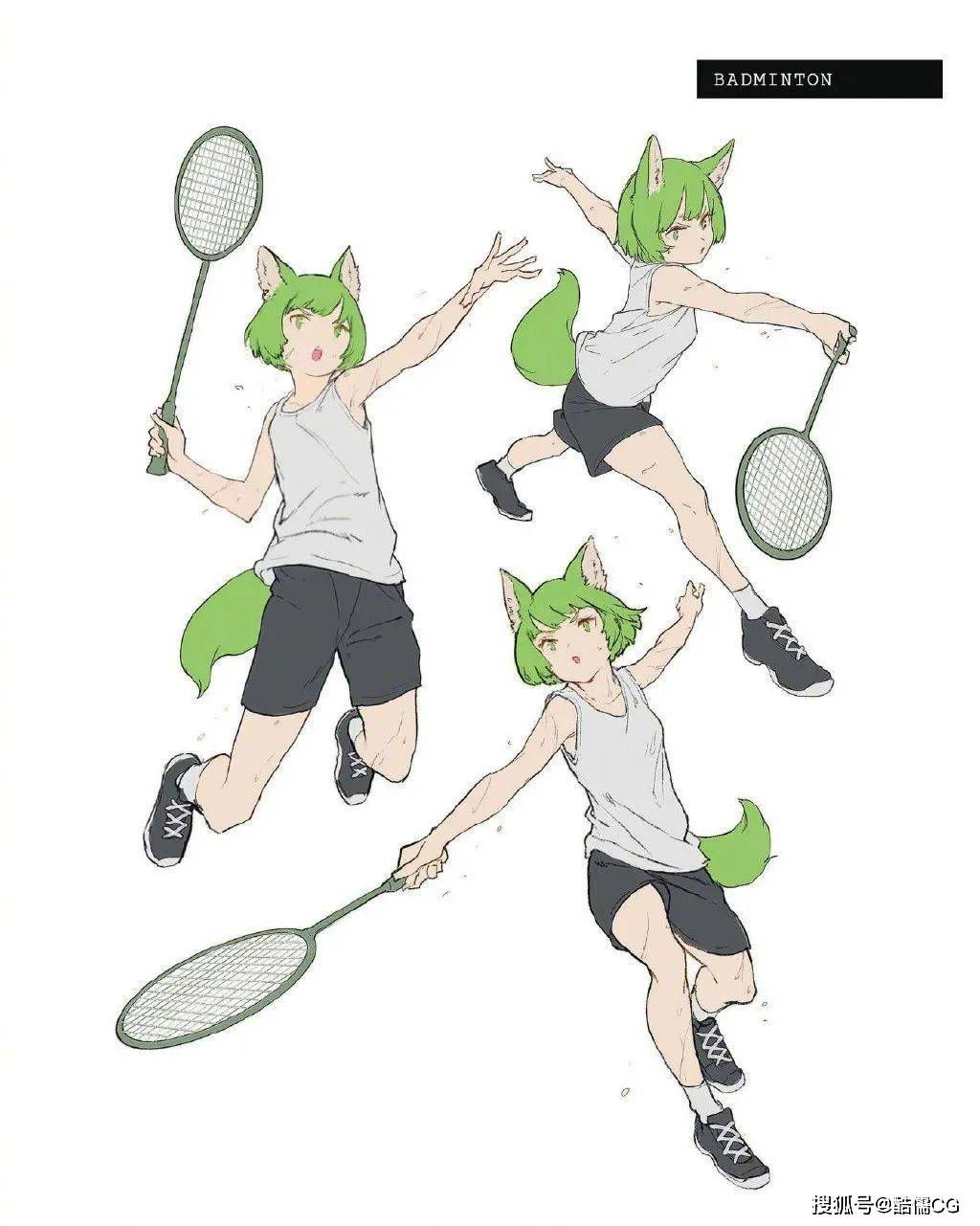 绘画参考丨多种运动项目的动态姿势素材总有你需要的