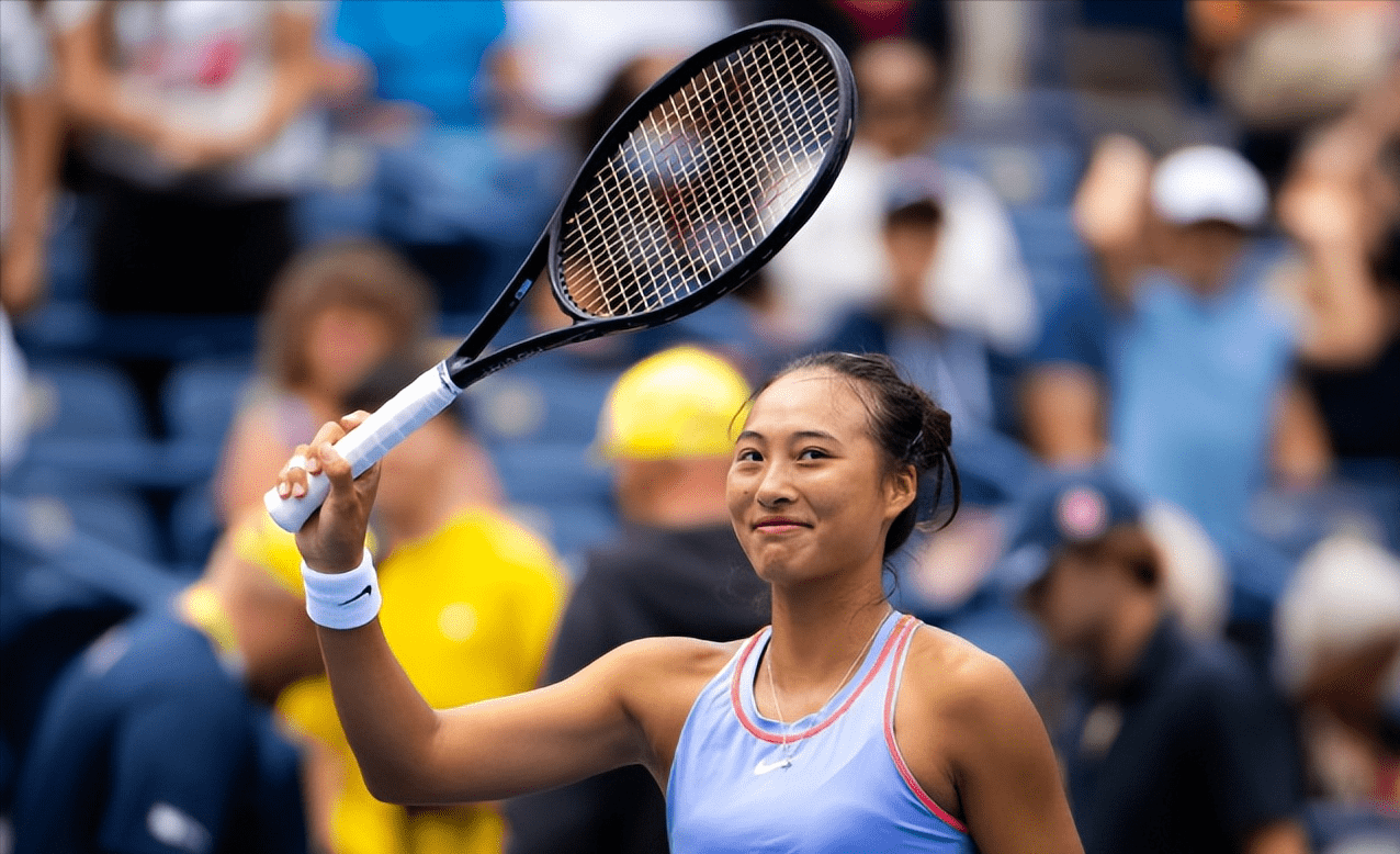 19岁郑钦文击败前美网冠军,自信发言:我的实力比她强_比赛_对手_安德