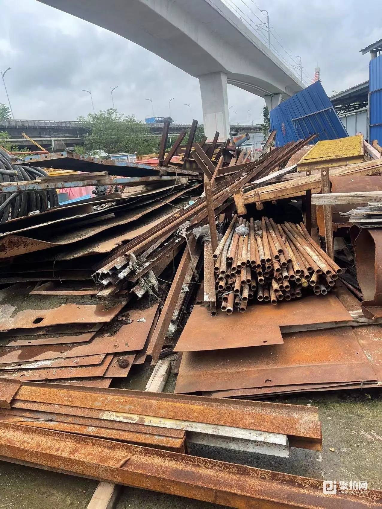 01 废旧金属一批(工字钢,钢护筒,钢板,护栏) 广东佛山标的>