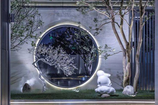 剑源共挤木园林景观框景景色全观漏景含蓄而雅致