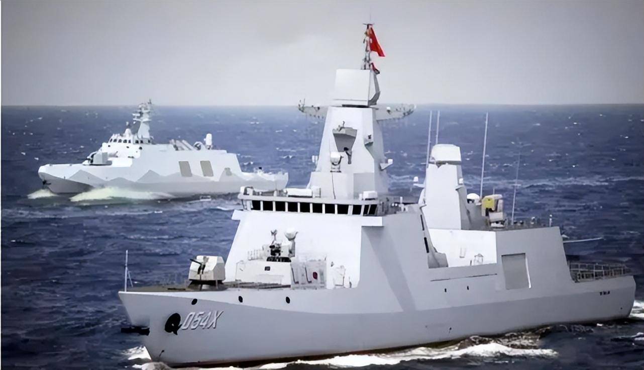 054b型护卫舰纪念币曝光,该舰会具备哪些性能?_反潜_分系统_吨位