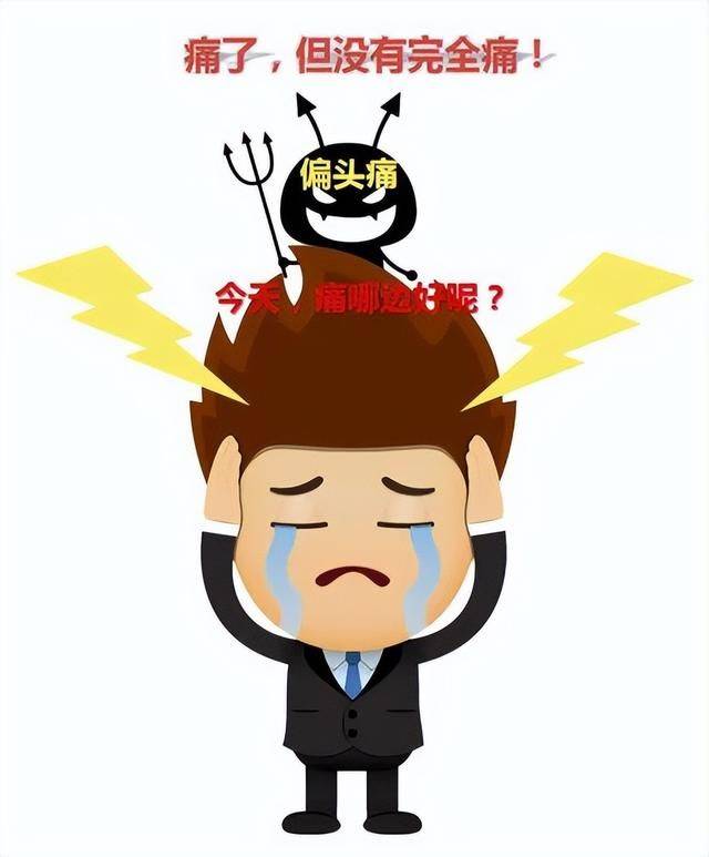 但也不能只从头痛的部位作出偏头痛的诊断,因为偏侧头痛只占偏头痛的2