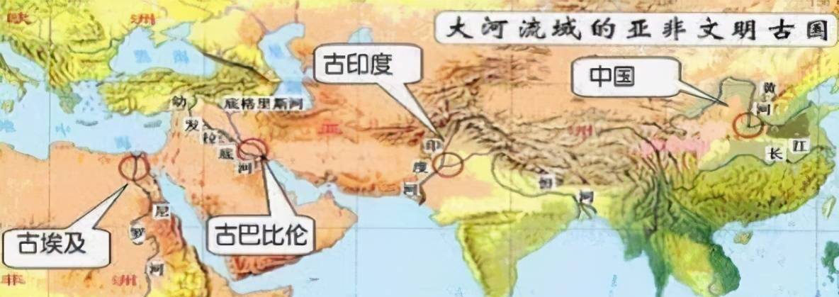 同为四大文明古国，为何只有中国的文明延续至今，地理位置很重要