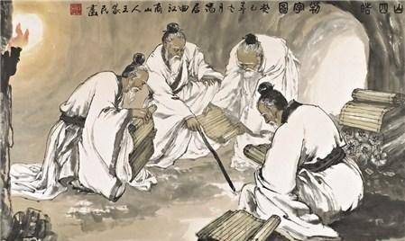 “刘邦”刘邦执意要废太子，发现刘盈身后站着四个白发老者，立即闭口不提