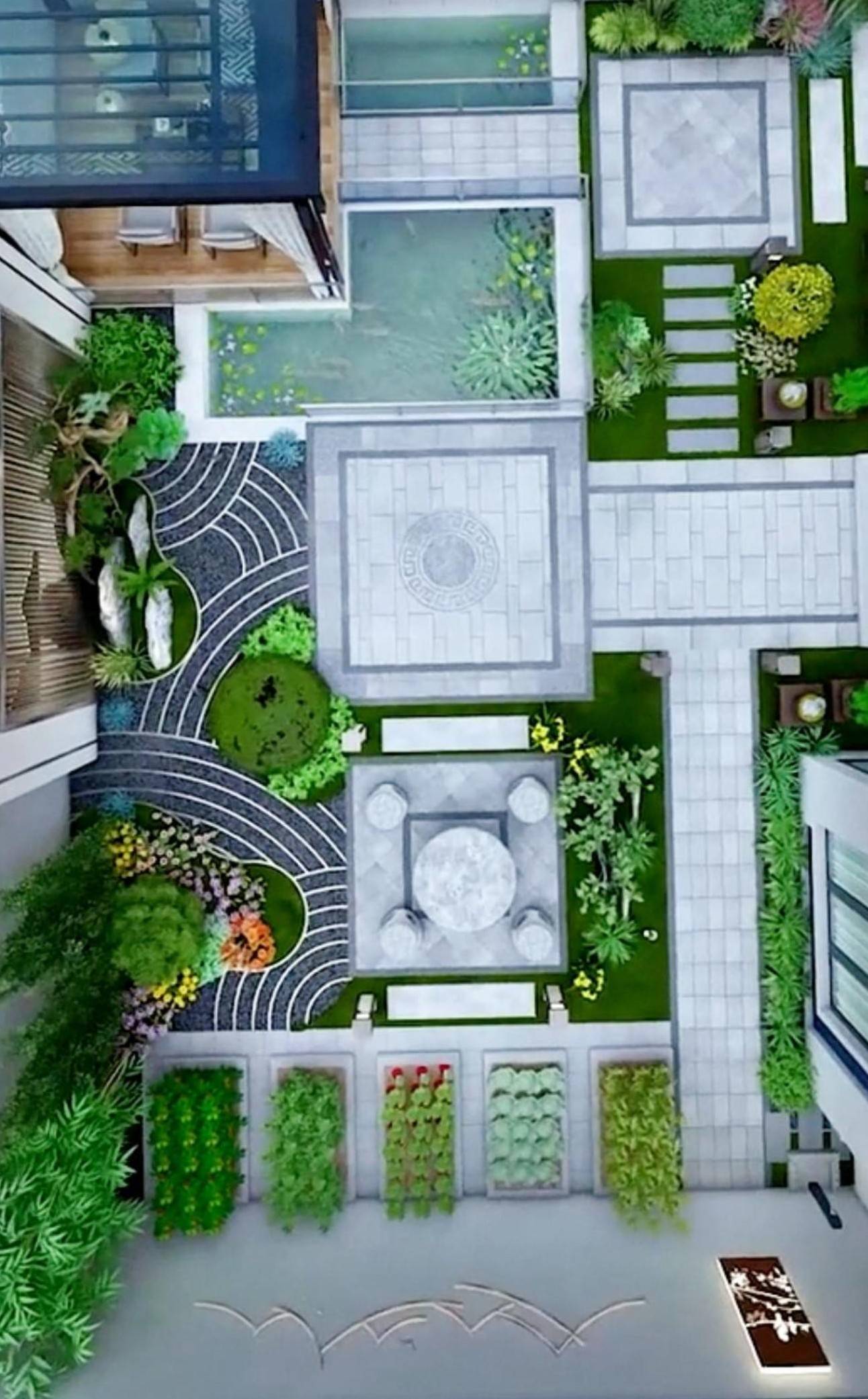 花园效果、景观施工、园林养护公司、景观植物、庭院施工公司