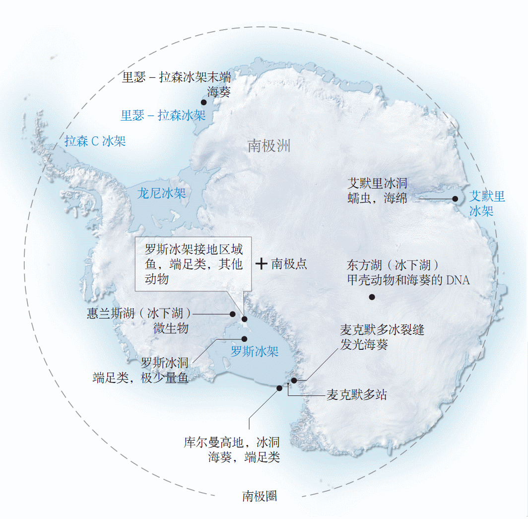 沃斯托克湖地图图片