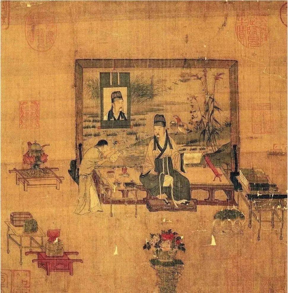 宋代 《二我图》宋代 《夜宴图》宋代 《折槛图》元 代元代 刘贯道