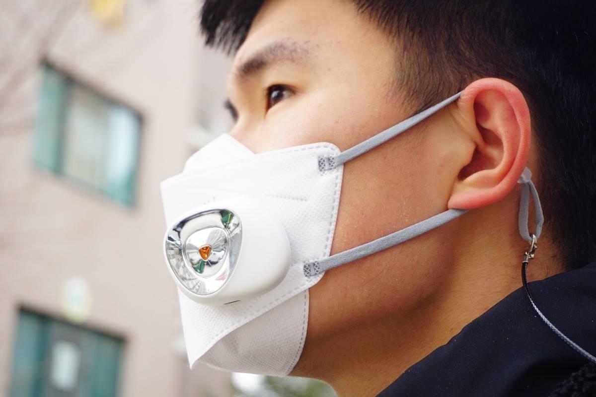 摆脱闷热口罩,畅快自由呼吸:畅醒电动新风kn95口罩上手体验_空气_方面