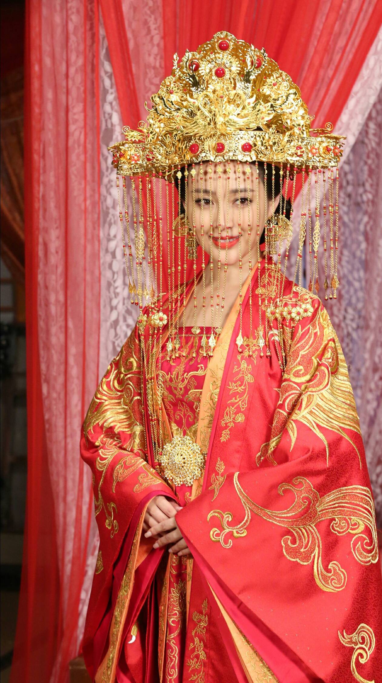 新娘大婚造型,这款在古装剧《独孤天下》里的独孤伽罗造型真的是太