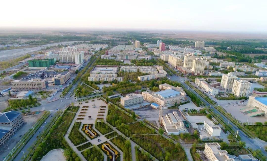 若羌县县城全貌图片