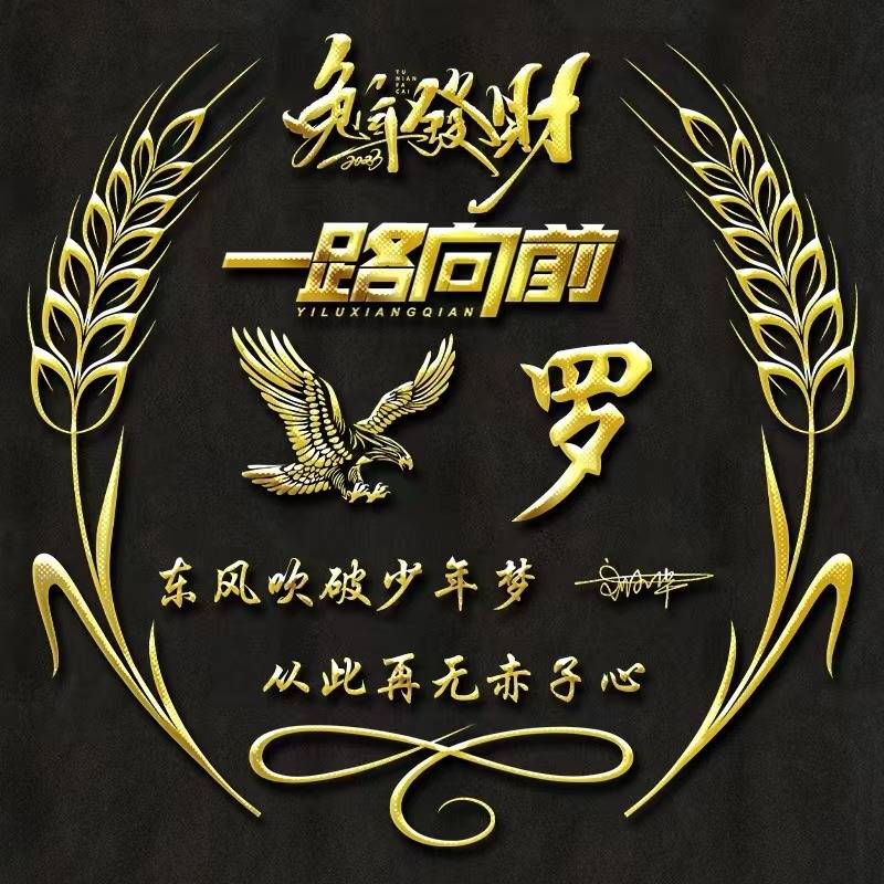 2023姓氏微信头像,兔年砥砺前行古风大气个性签名头像,请查收!