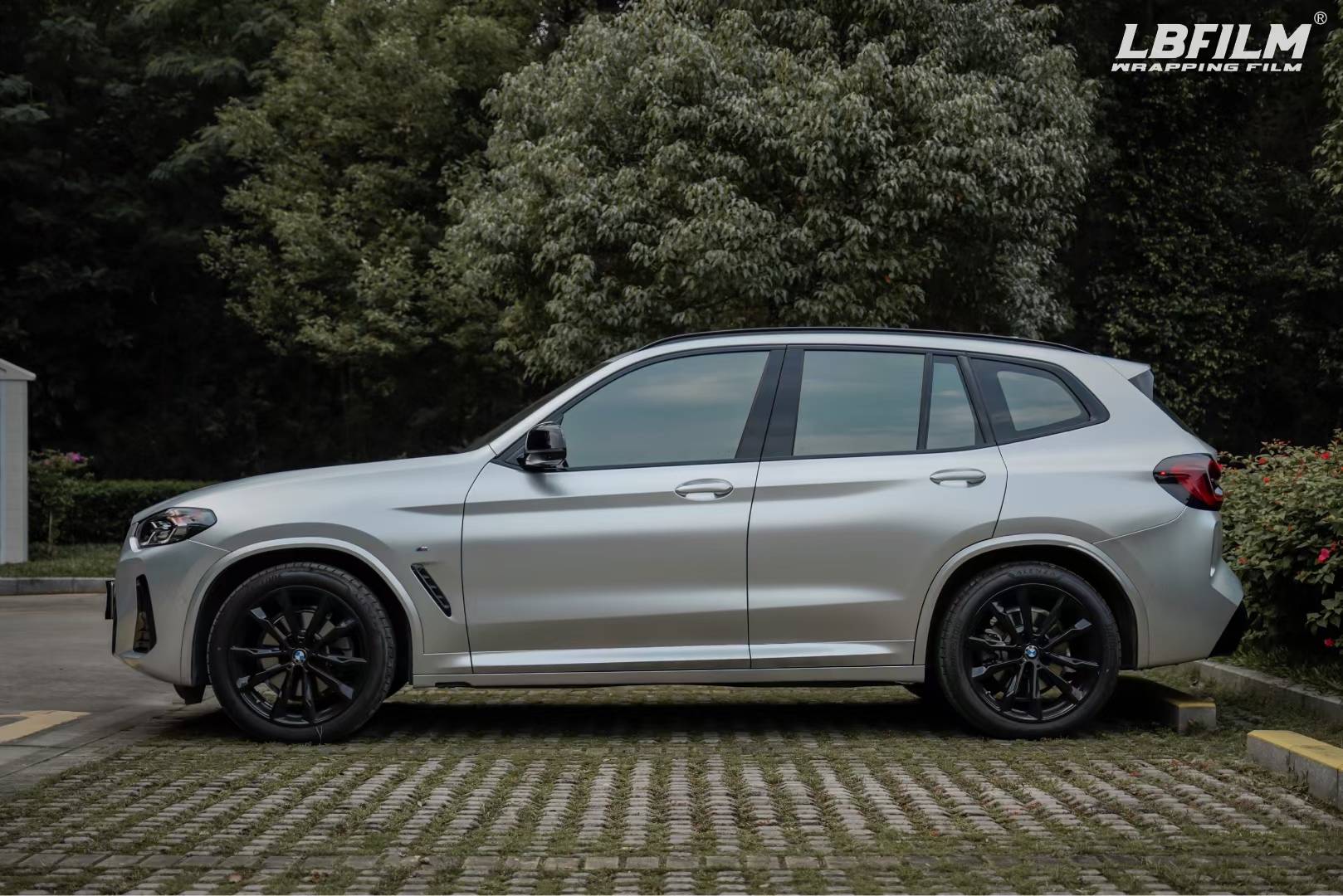 宝马x3-lb改色膜电光金属太空银,永不褪变的潮流_搜狐汽车_搜狐网