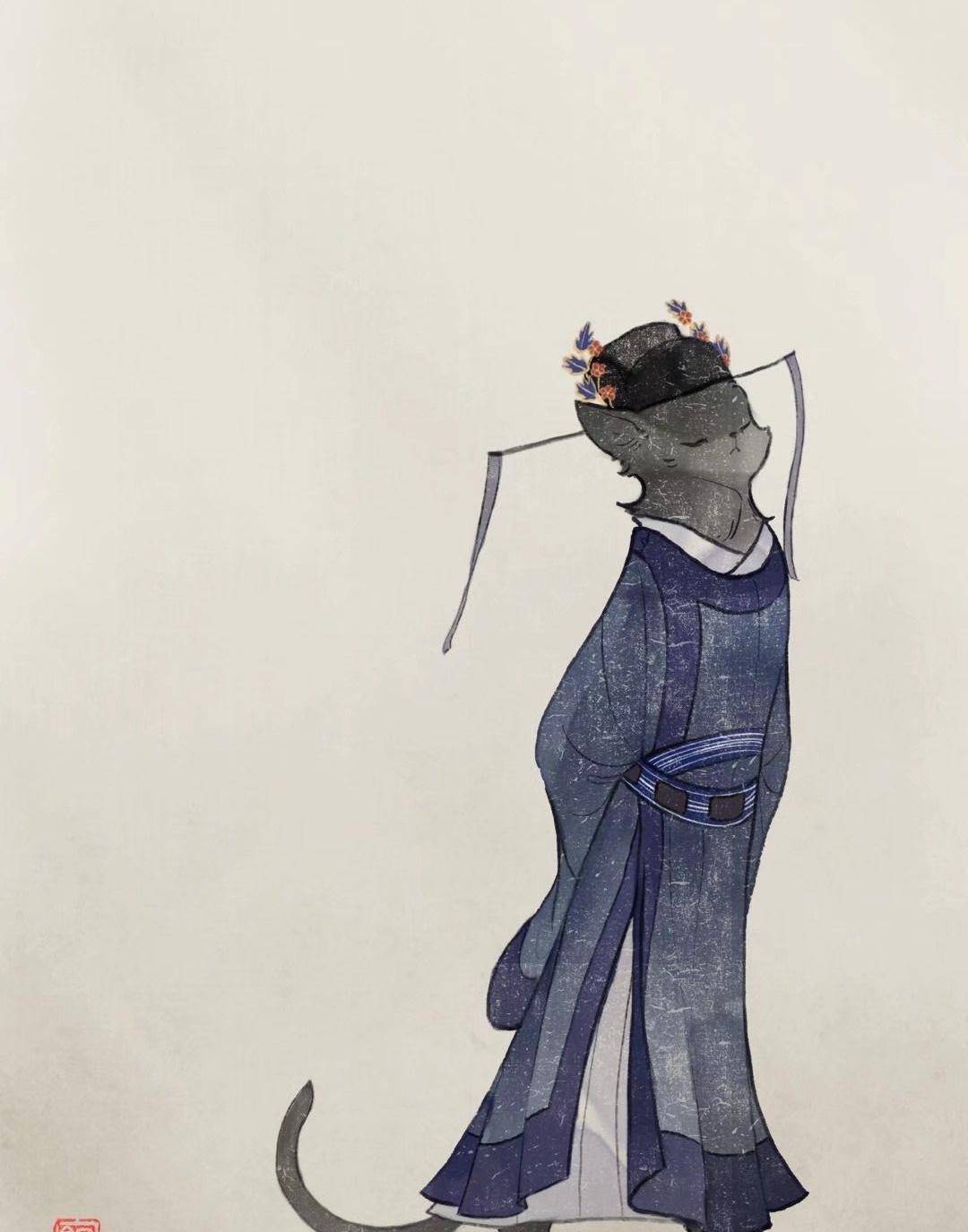 当中国瑞兽穿上汉服,大熊猫可爱,仙鹤贵气,网友:被萌化了_形制_明朝