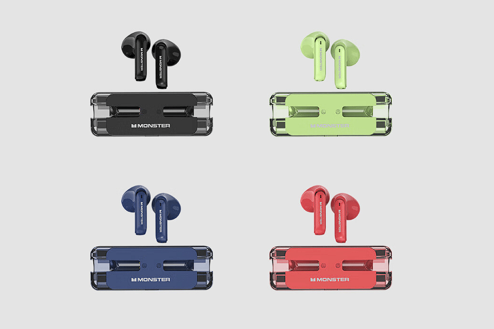 魔声monster airmars xkt08耳机评测,透明pc外壳充电盒,开放式收纳超