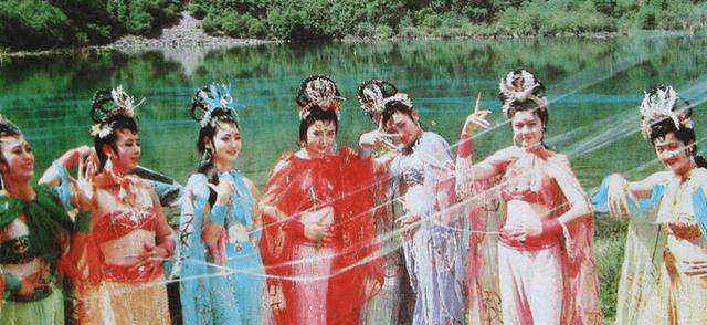 西游记七仙女 洗澡图片
