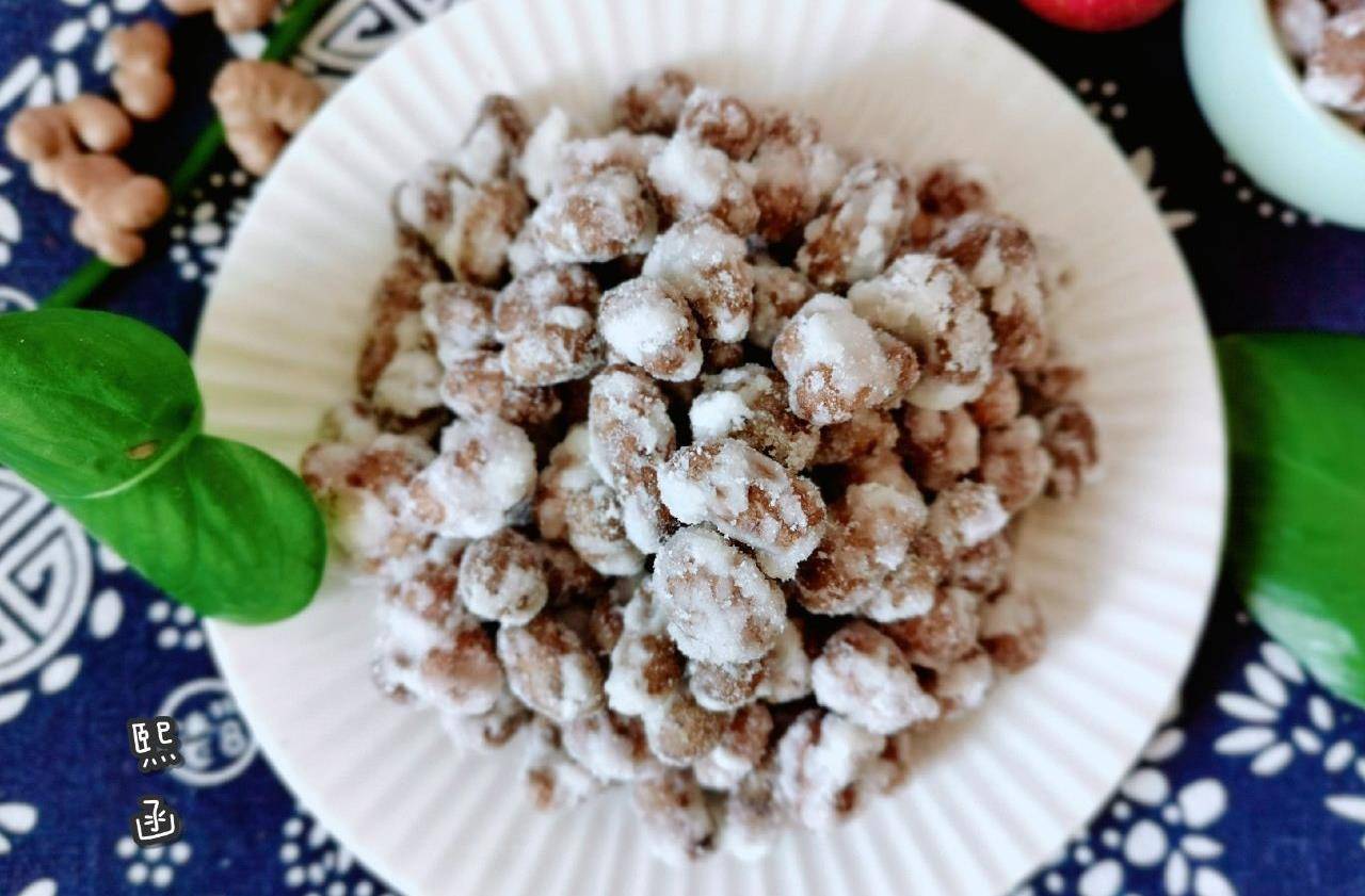 2元1斤的山药豆这样做,不炒不煮,香甜绵软,常吃健脾又养胃_糖霜_清水