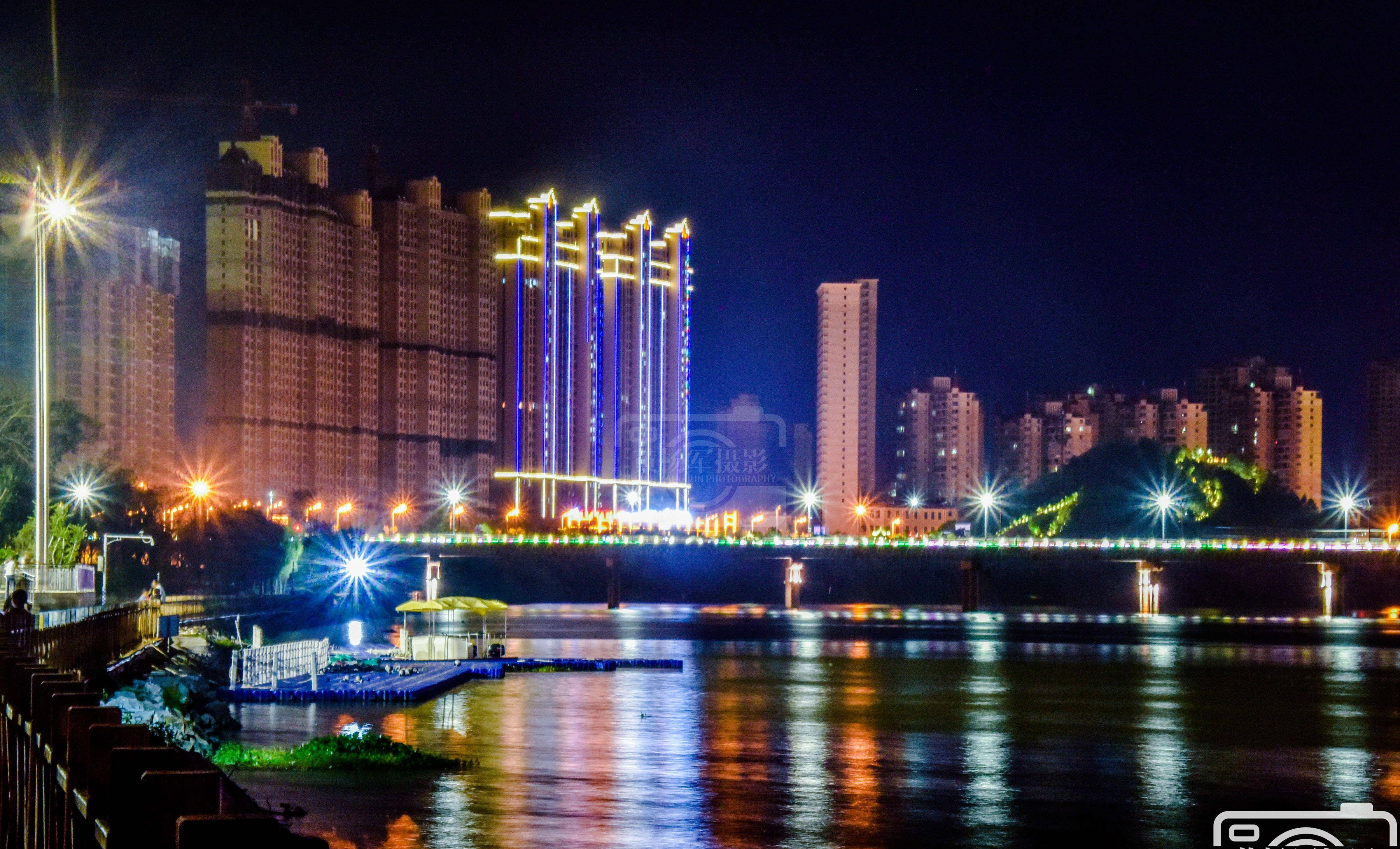 江西于都夜景图片