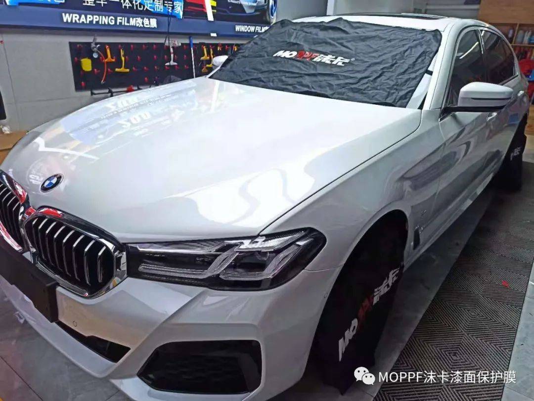 宝马525li 沫卡隐形车衣,爱车贴沫卡 · 天天开新车