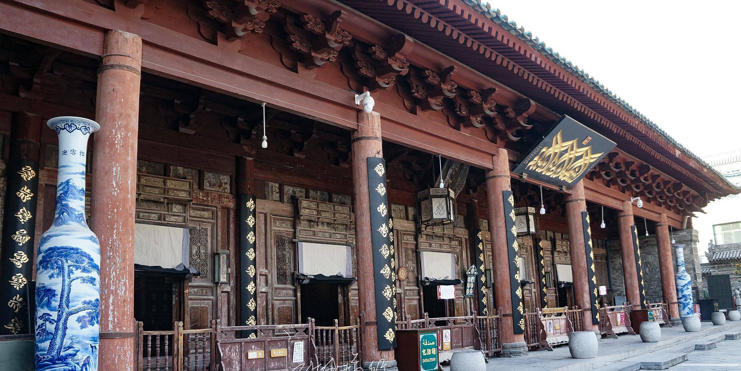 陕西最大清真寺,完美中式伊斯兰教建筑风格,花15元门票很值得_西安