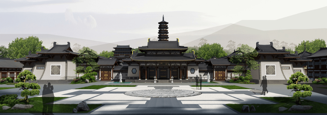 乐昌宝林禅寺初具规模_装修_廊田镇_基本