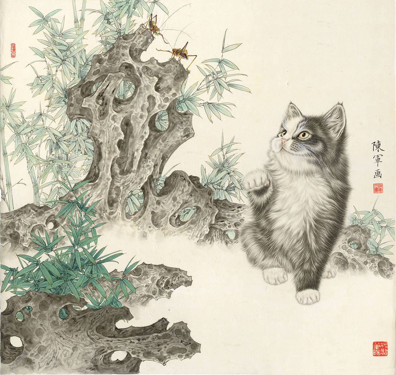 迎新春·贺新年——画家陈军作品微展_工笔_人物画_所画