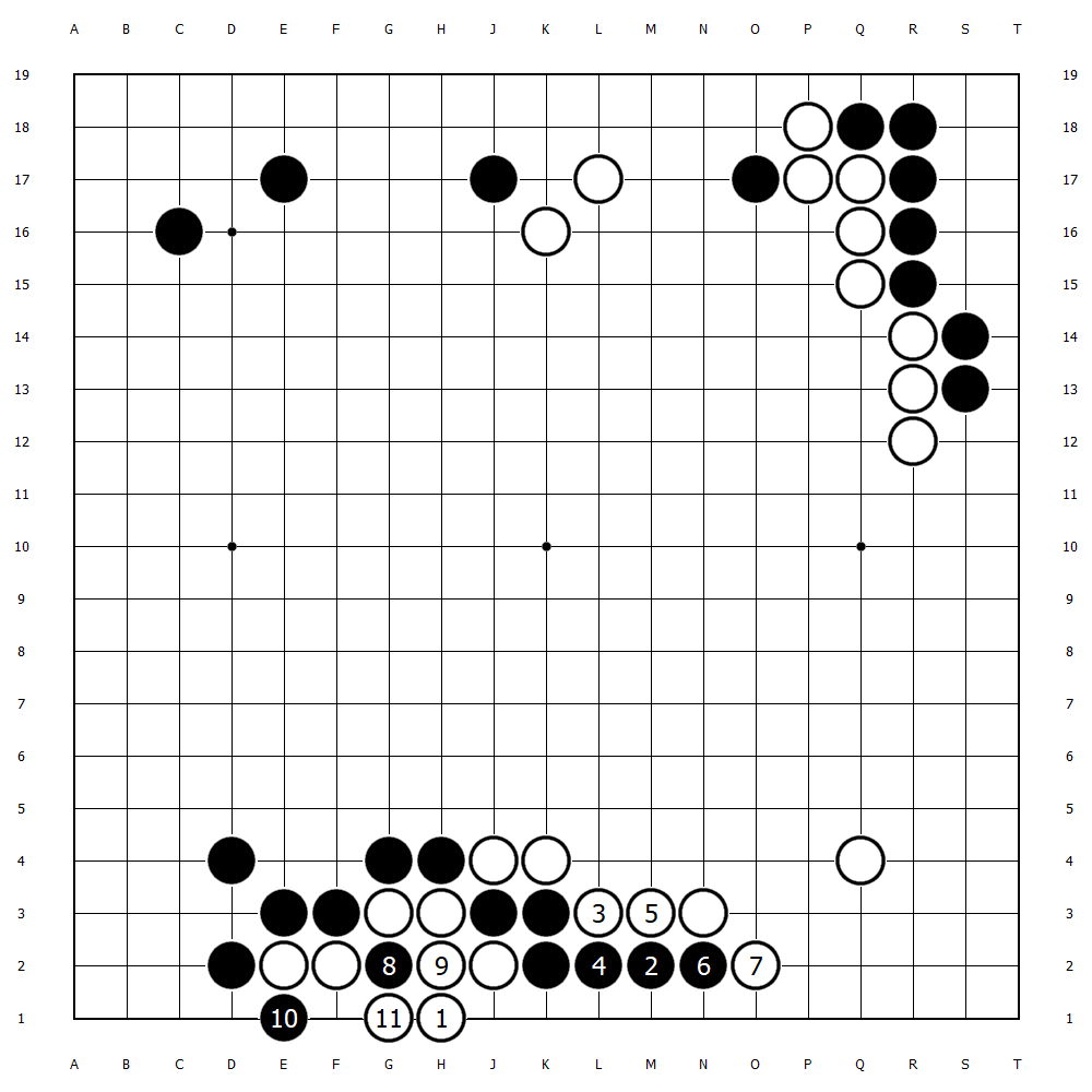 围棋网课：中盘阶段常型割断的研究(野狐1级)