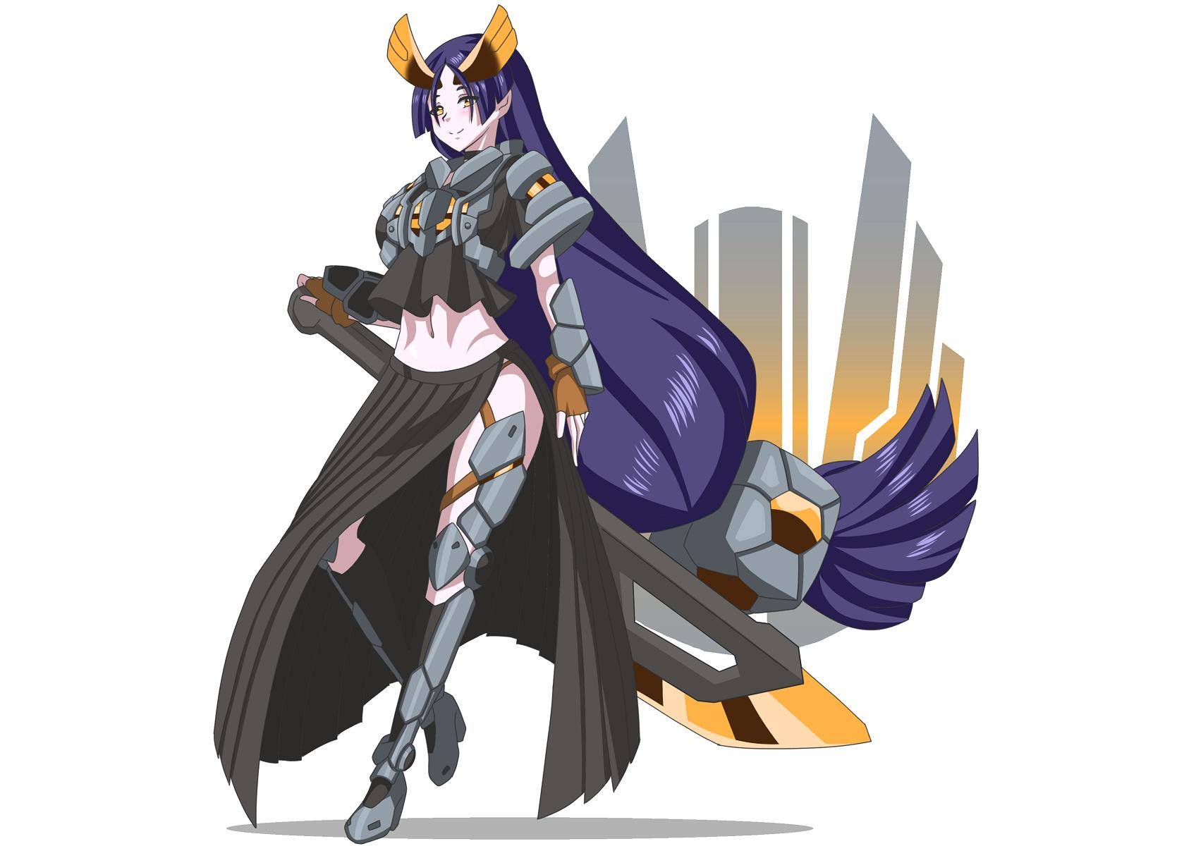 假面骑士圣刃四位骑士女性化,有的可爱,而有的很成熟_黑色_身体