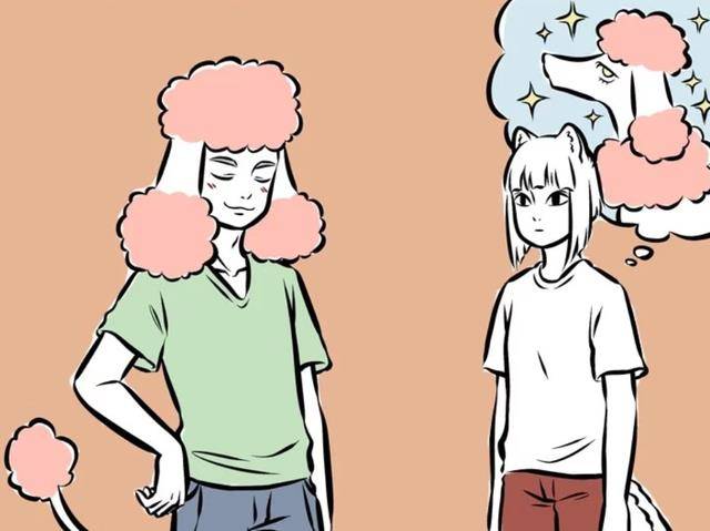 非人哉:哮天做了一个骚气的发型,烈烈自认为龙头最帅气_九月_因为