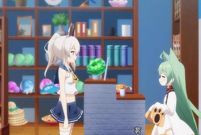 绫波表现上是俘虏,实际上受到了极佳的优待,碧蓝所有的舰娘萝莉们对于