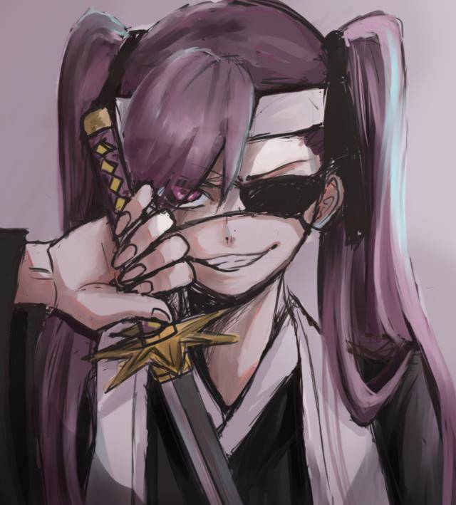 死神:人气飙升的初代队长斋藤不老不死暴躁的紫色双马尾妹子_方方面面