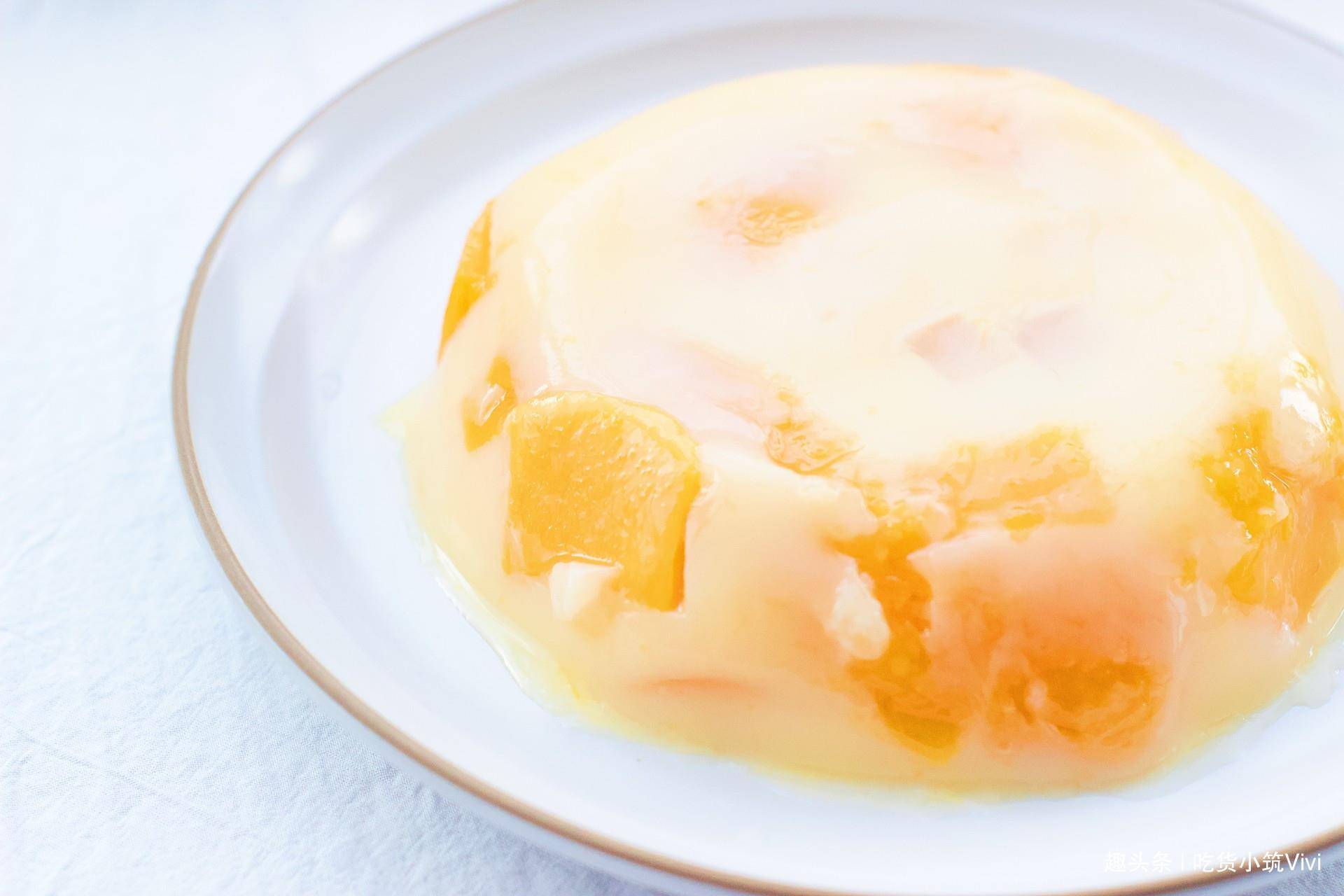天热了,教你自制美味爽口的鲜奶芒果布丁,入口即化,老少皆宜!