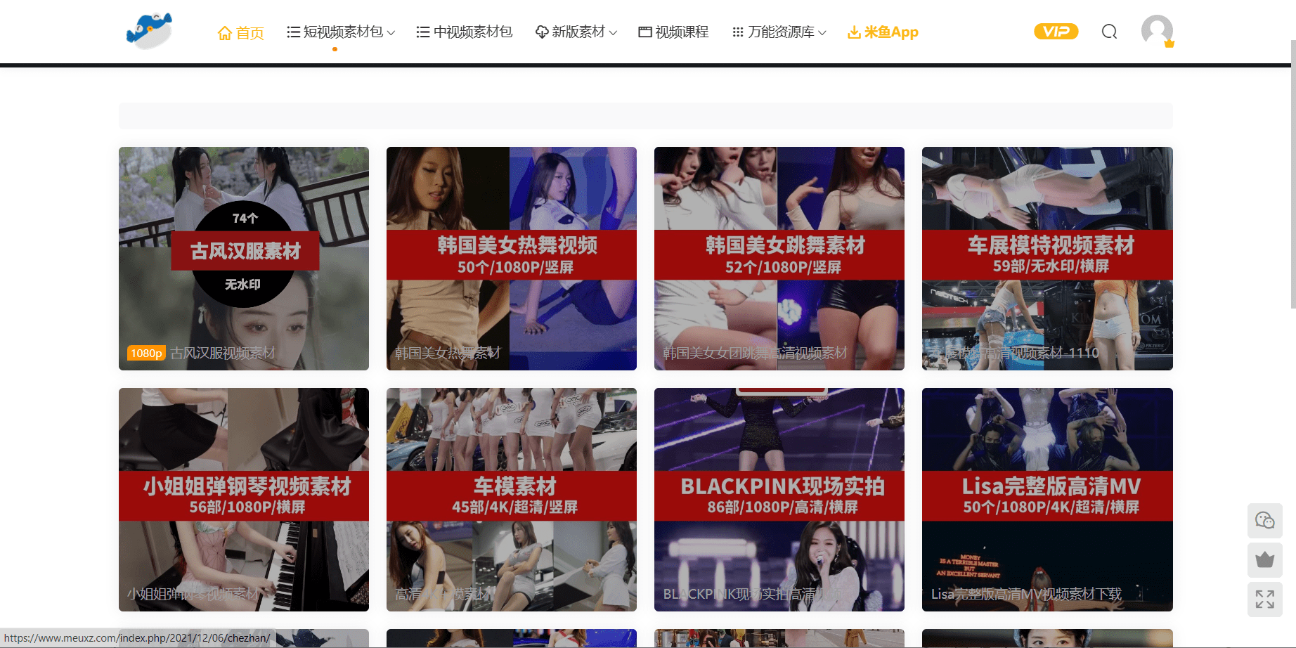 抖音视频美女素材哪里下载？美女视频素材下载网站分享插图