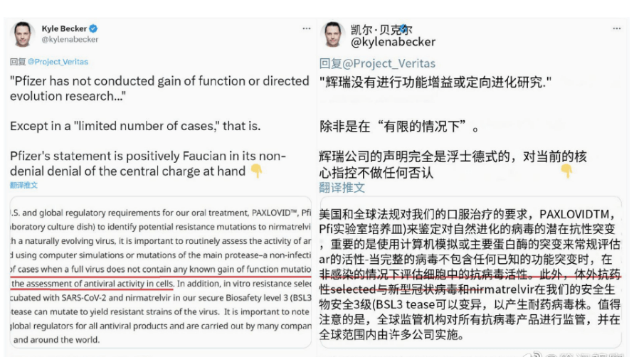 暗访视频爆料辉瑞主管承认研发新冠变种,疫情起源真相呼之欲出